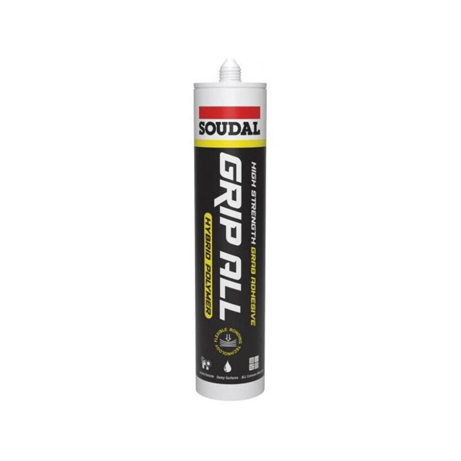 Picture of Soudal Grip All Hybrid Polymer Grab Adhesive 290ml White