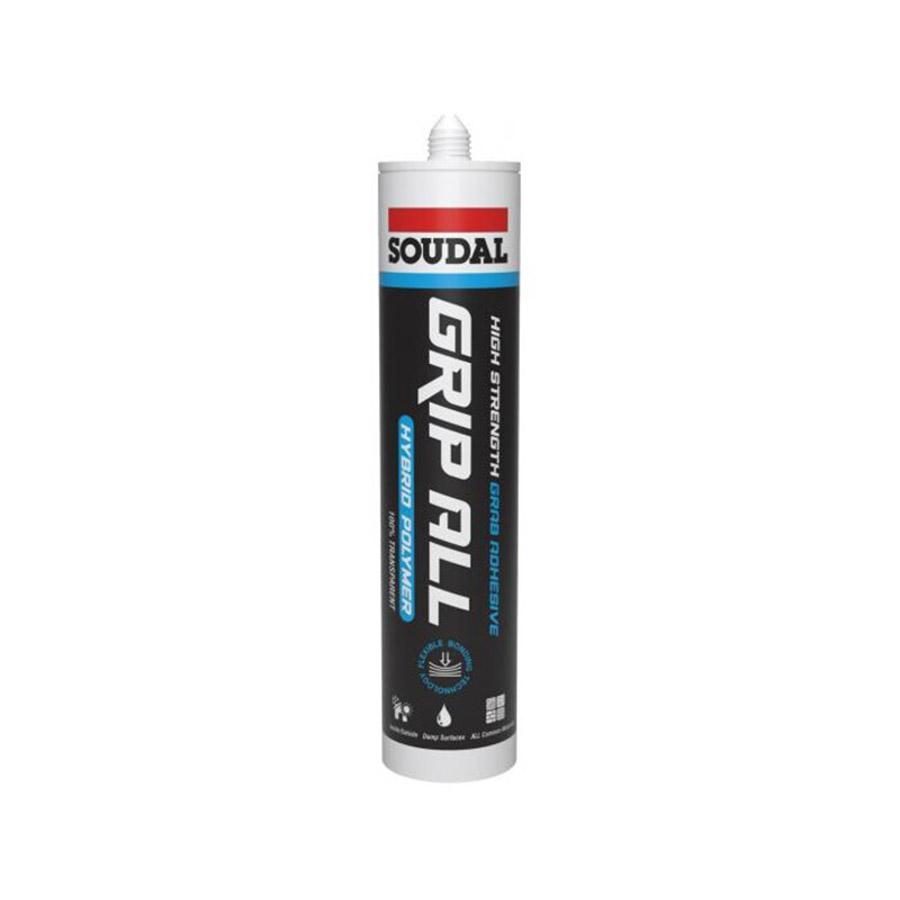 Picture of Soudal Grip All Hybrid Polymer Grab Adhesive 290ml Clear