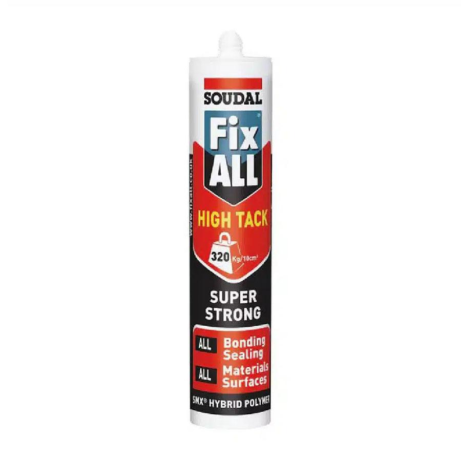 Picture of Soudal Fix All High Tack Super Strong Sealant & Adhesive 290ml White