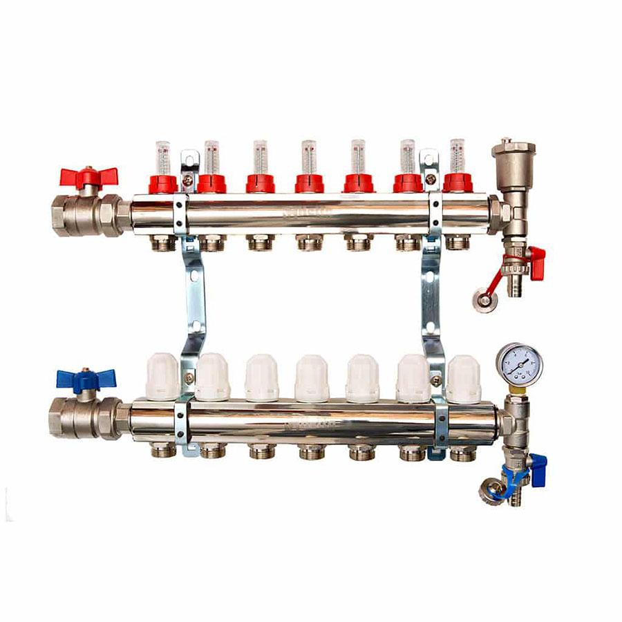 Hetta 7 Port Underfloor Heating Manifold