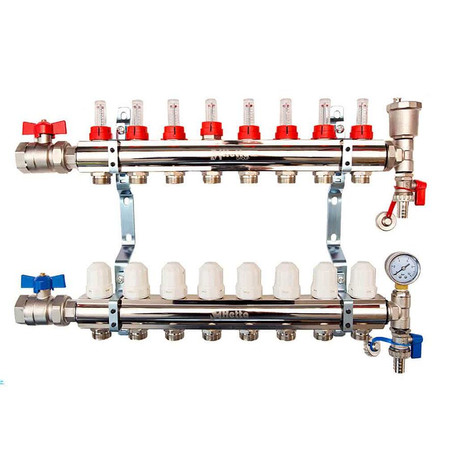 Hetta 8 Port Underfloor Heating Manifold