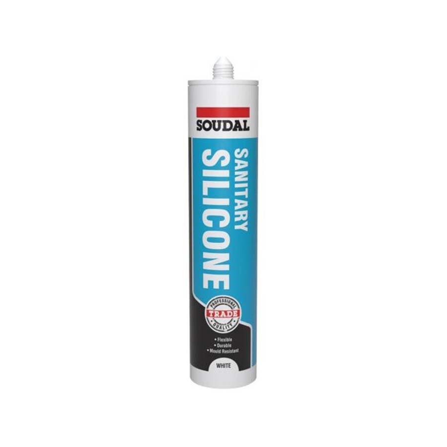 Picture of Soudal Trade Sanitary Silicone 290ml White