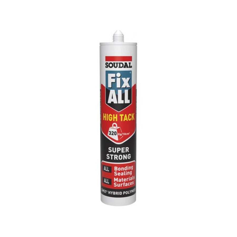 Picture of Soudal Fix All High Tack Super Strong Sealant & Adhesive 290ml Grey