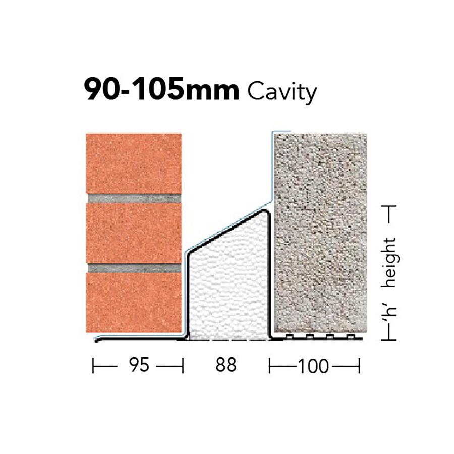 Keystone Steel Cavity Lintel 90mm S/K-90 2700mm