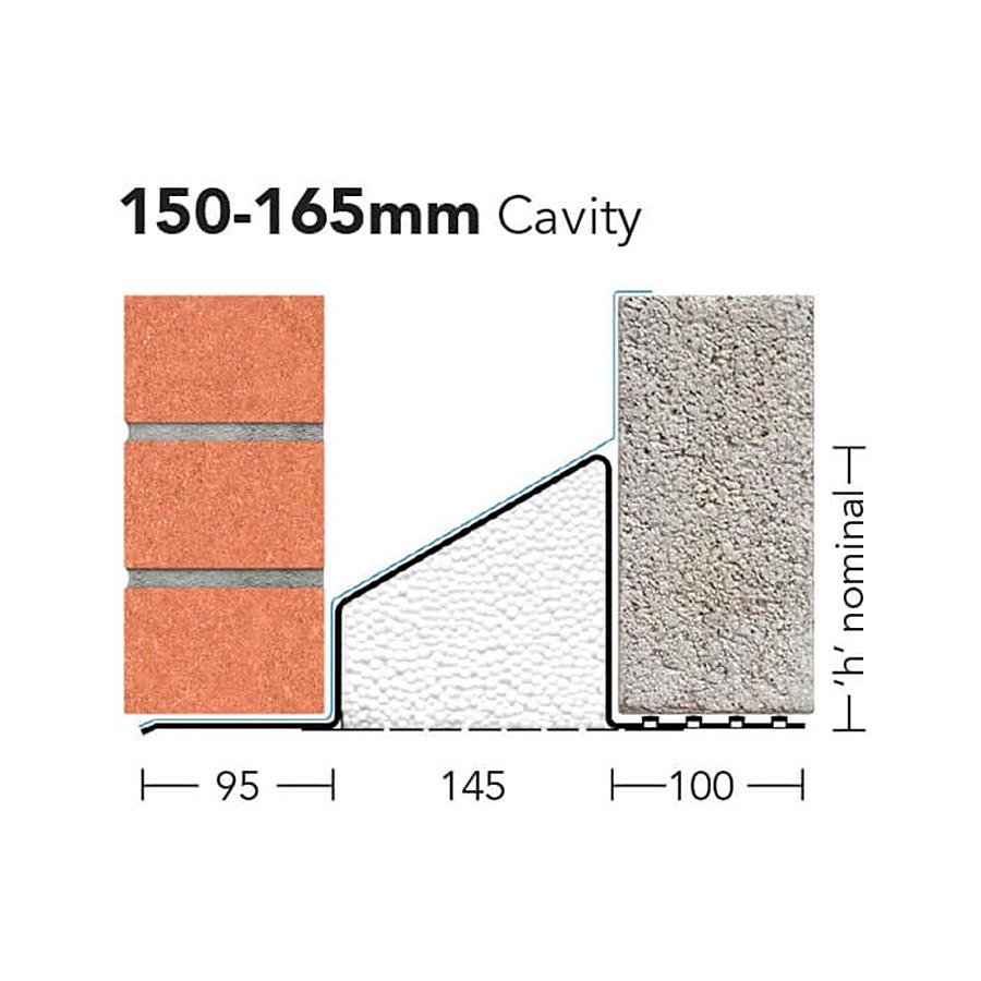 Keystone Steel Cavity Lintel 150mm S/K-150 1200mm