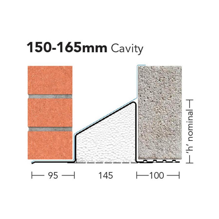 Keystone Steel Cavity Lintel 150mm S/K-150 2400mm