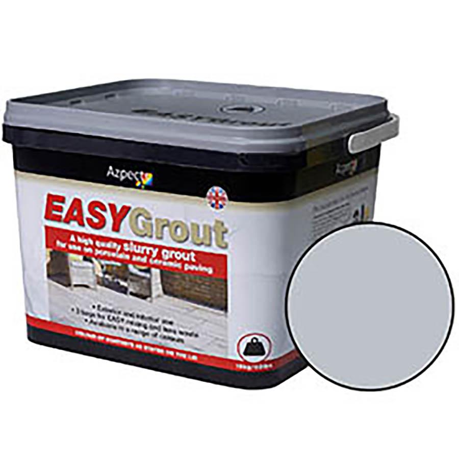 Azpects EASYGrout Porcelain Slurry Grout 15Kg Argent