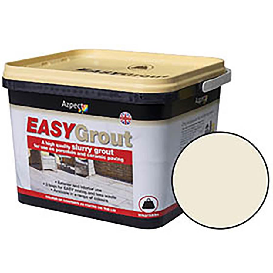 Azpects EASYGrout Porcelain Slurry Grout 15Kg Crema