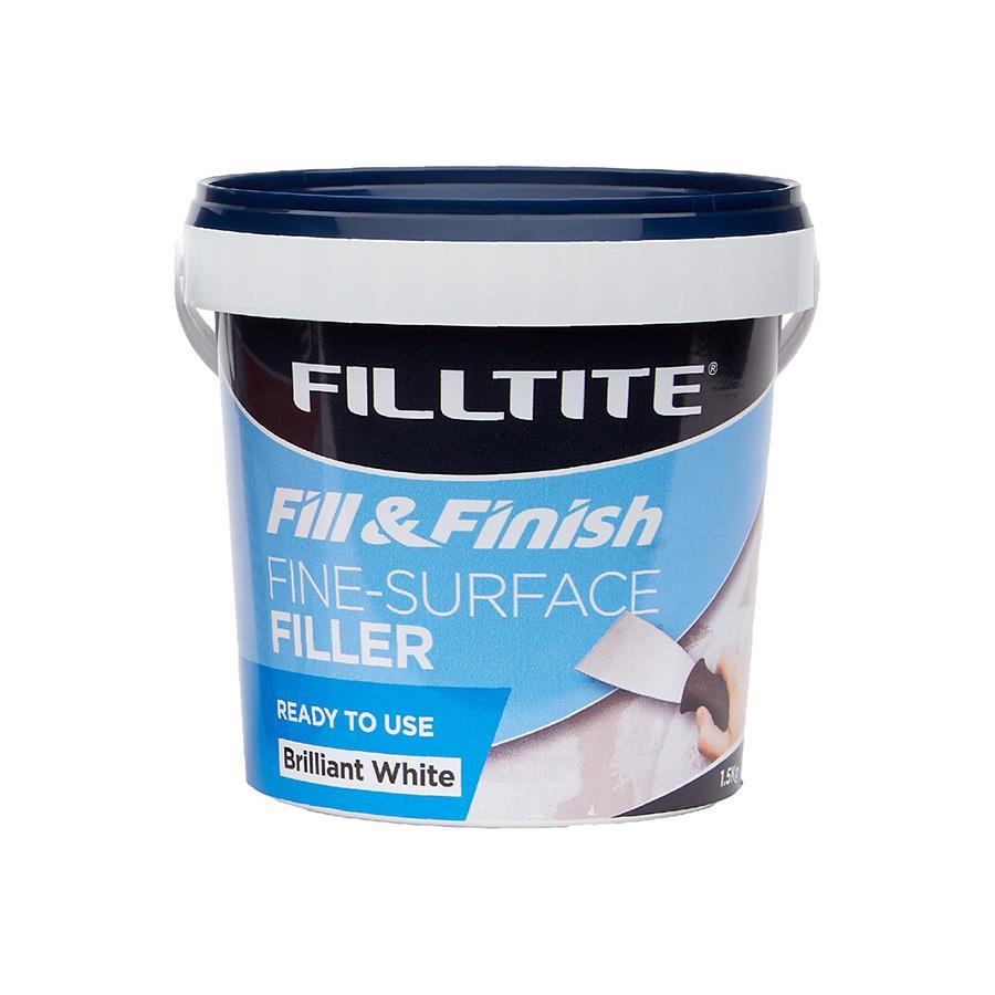 Picture of Filltite Fill & Finish Fine Surface Filler RTU White 1.5kg Tub