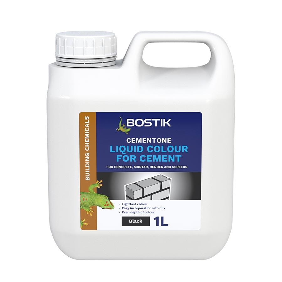 Bostik Cementone Liquid Colour For Cement Black 1L