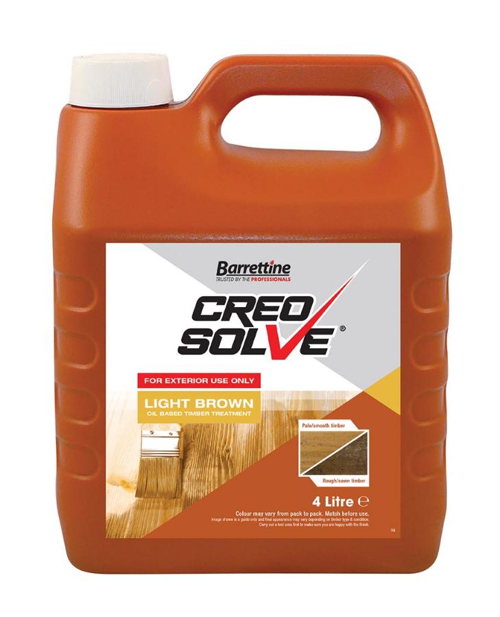 Barrettine Creosolve Light Brown 4L