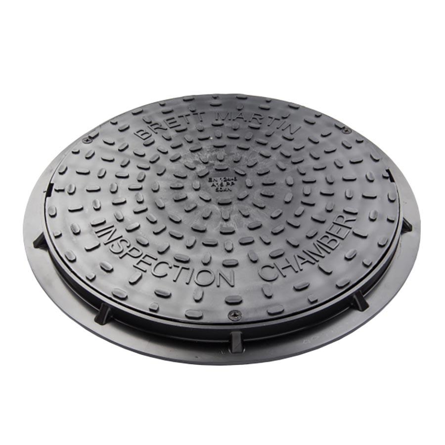 Picture of Brett Martin 110mm Drain 450mm Dia Inspection Chamber Cover Round 50kN B6255