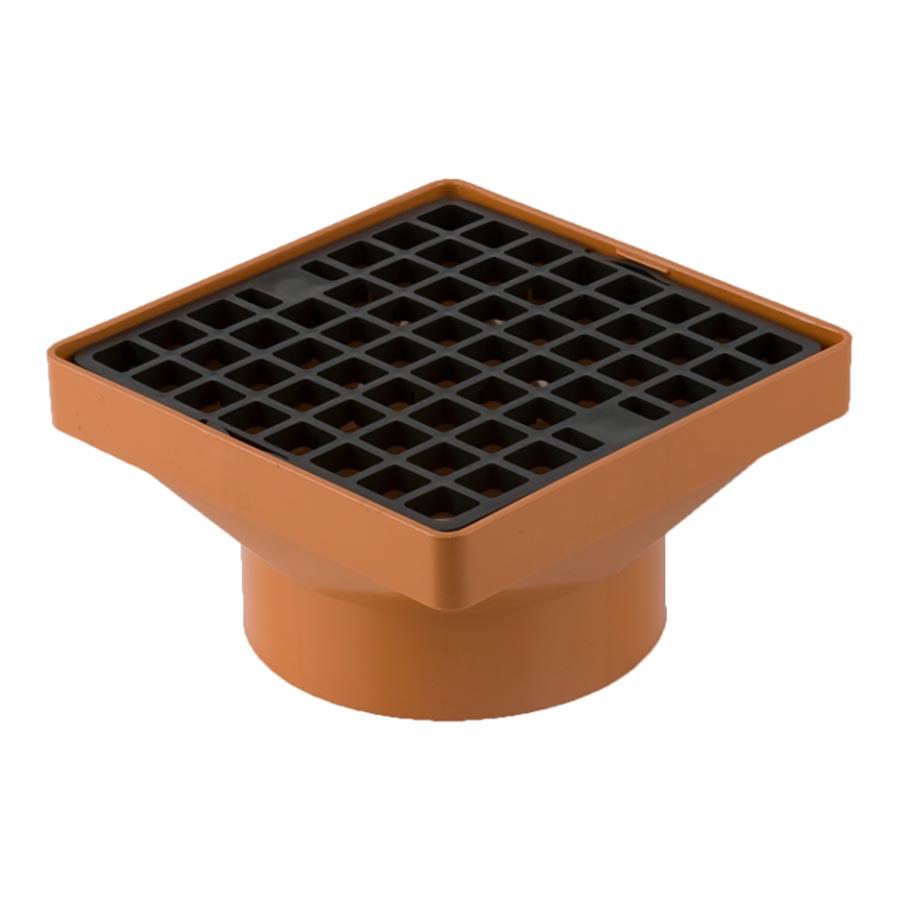 Picture of Brett Martin 110mm Drain Square Hopper 160x160mm with 110mm Solvent Socket B1061