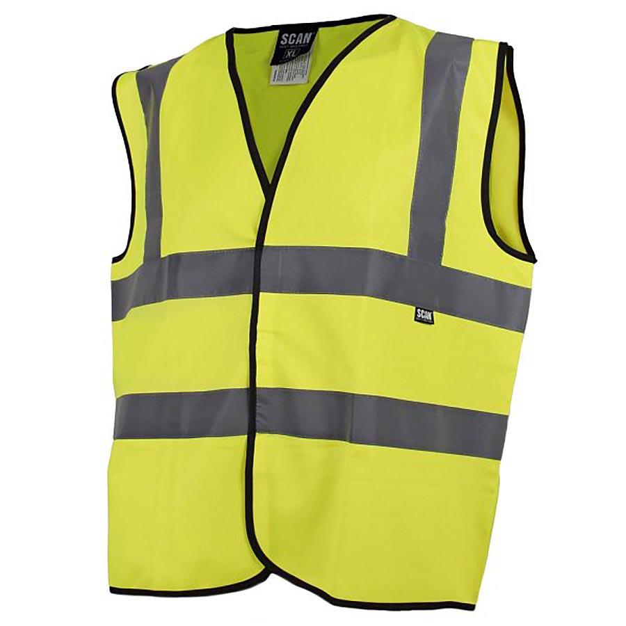 Picture of Scan Hi-Vis Waistcoat Yellow X-Large