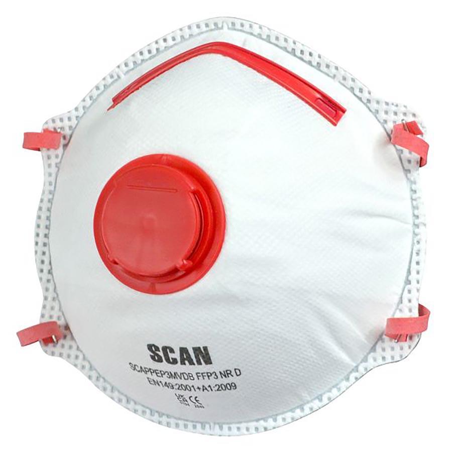 Picture of Scan Premier Valved Disposable Masks FFP3 Pack 10